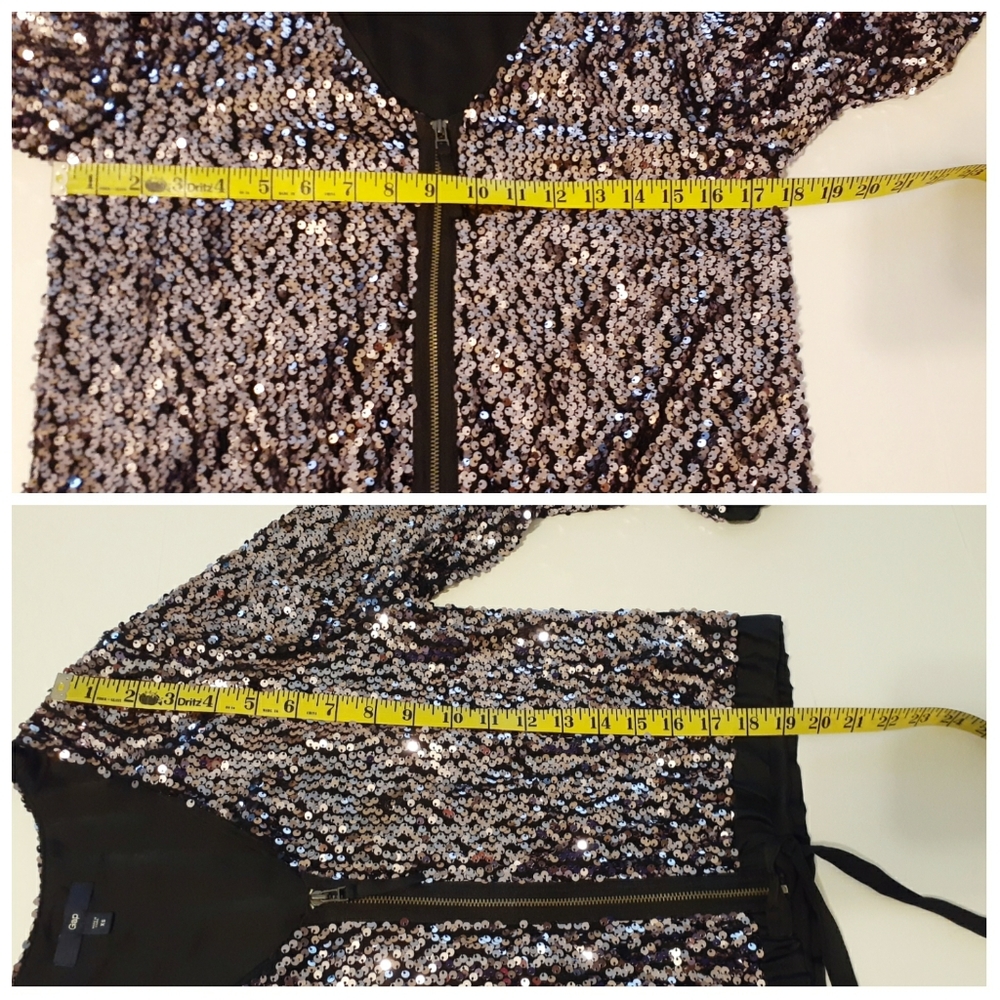 Gap Light Purple Sequin Jacket - image 7